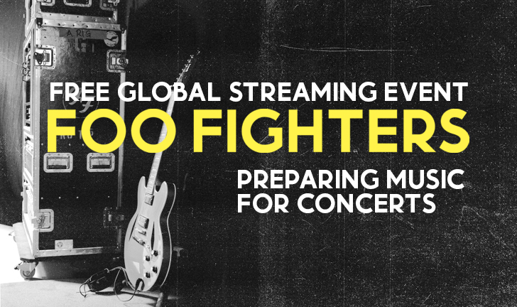 Foo Fighters – Preparing Music for Concerts (4K video & MP3 album)