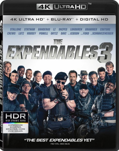 The Expendables 3 (2014) Theatrical BluRay 2160p DV HDR TrueHD Atmos AC3 HEVC NL-RetailSub REMUX