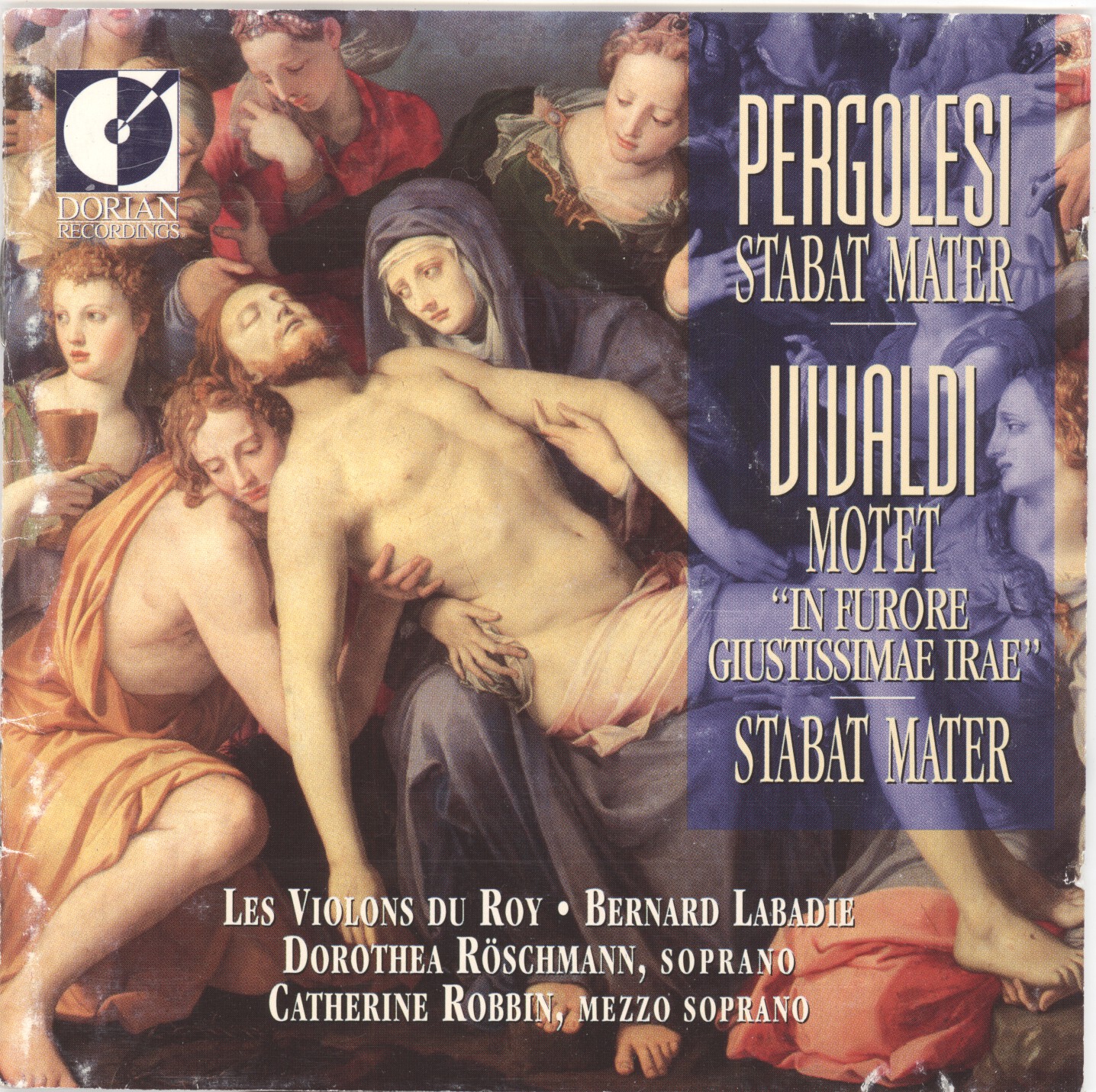 Pergolesi Stabat Mater & Vivaldi Motets; Stabat Mater - Roschmann, Robbin (1994)