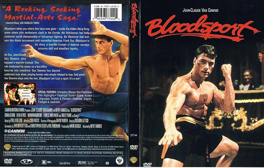 Jean Claude van Damme Collectie DvD 11 van 40 -Bloodsport 1988