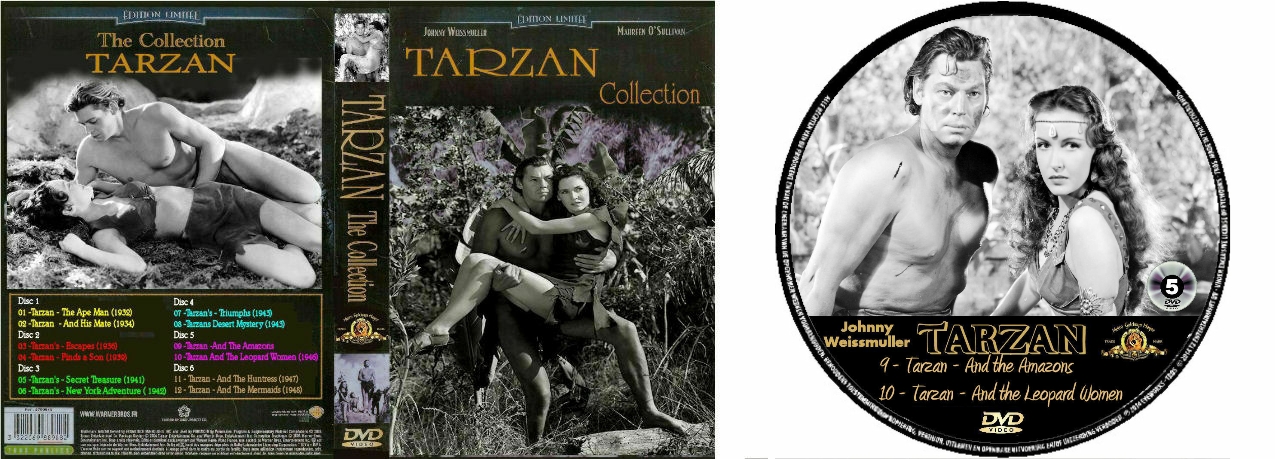 Tarzan Collectie Johnny Weissmuller DvD 5