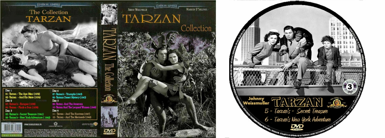 Tarzan Collectie Johnny Weissmuller DvD 3