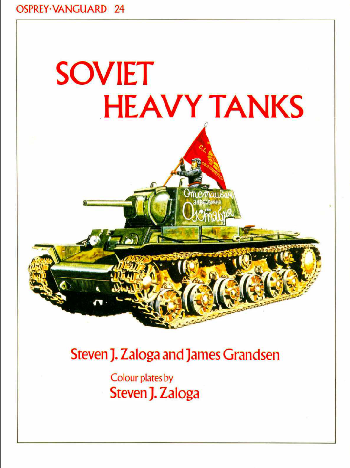 Vanguard 024 Soviet Heavy Tanks 1935 1967 Osprey