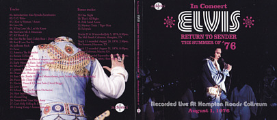 Elvis Presley - 1976-08-01, Return To Sender-The Summer Of '76 [Audionics 2019-01-2]