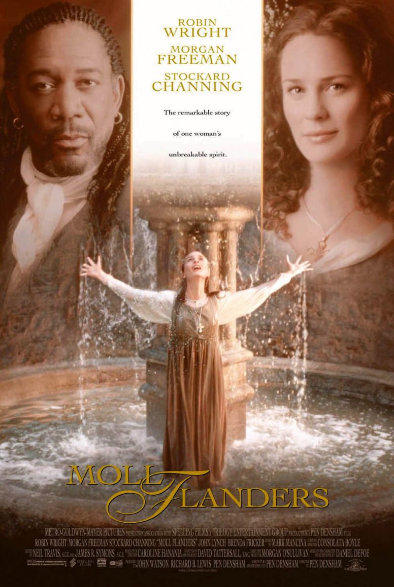 The Fortunes and Misfortunes of Moll Flanders, (1996). 2x DvD 5 o.a Morgan freeman