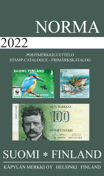 Norma 2022 postimerkkiluettelo Finland postzegelcatalogus
