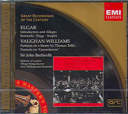 English String Music - Elgar, Vaughan Williams - Barborolli
