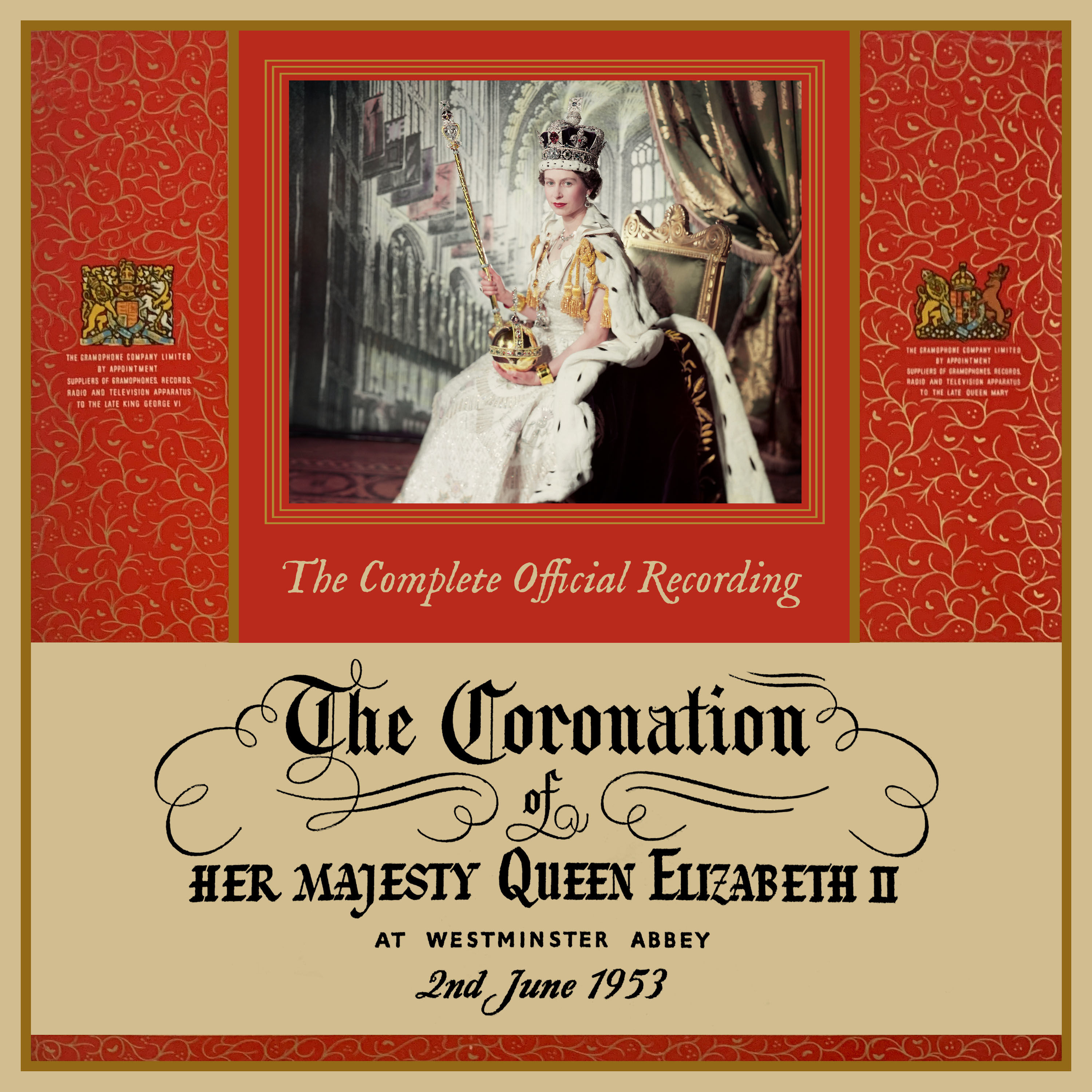 H.M. Queen Elizabeth II -The Coronation -Live Westminster Abbey London 2-6-1953 24-192