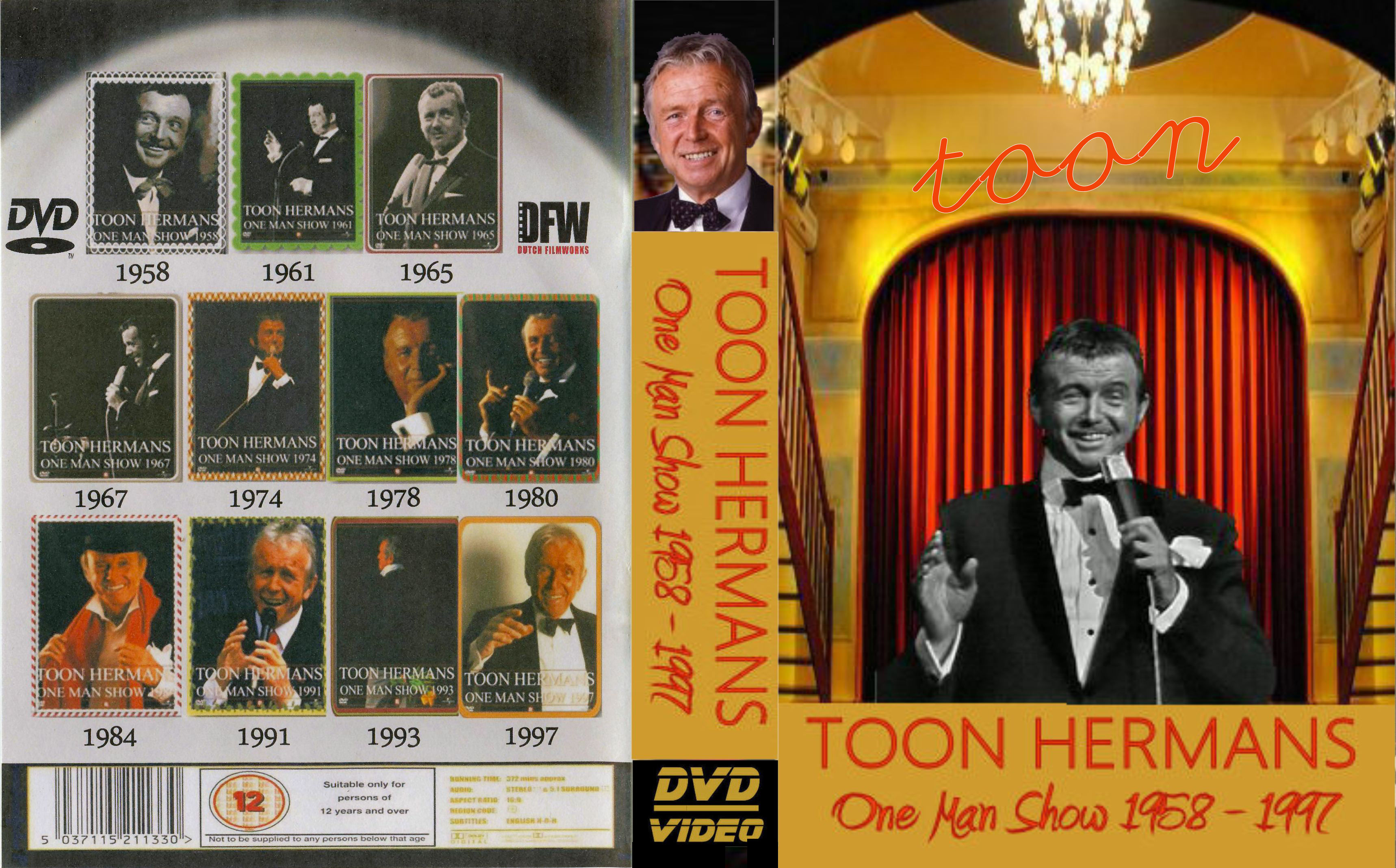 Toon Hermans One Man Show 1958 - 1997 - DvD 9 (1991)