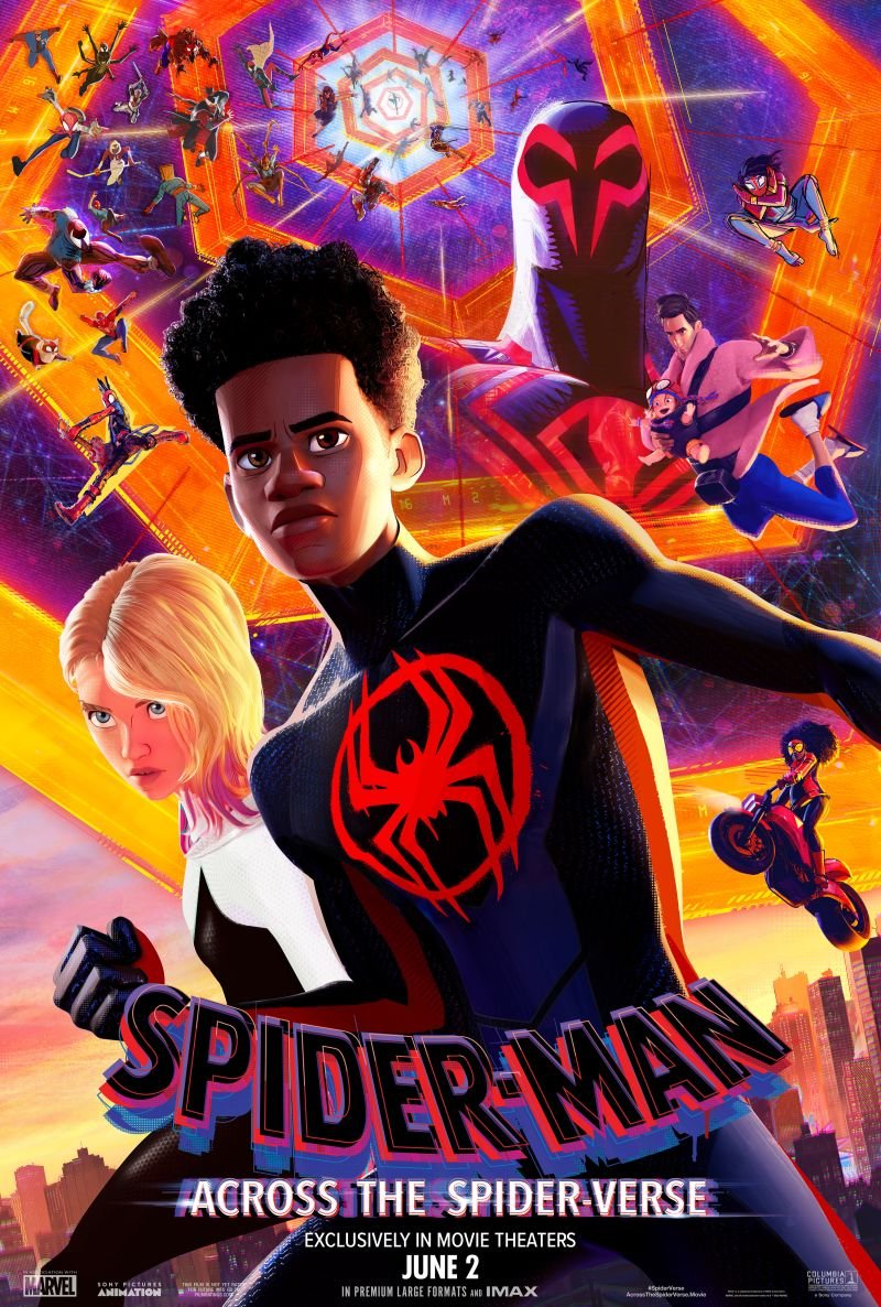 Spider-Man Across the Spider-Verse 2023 met hdr dolby vision