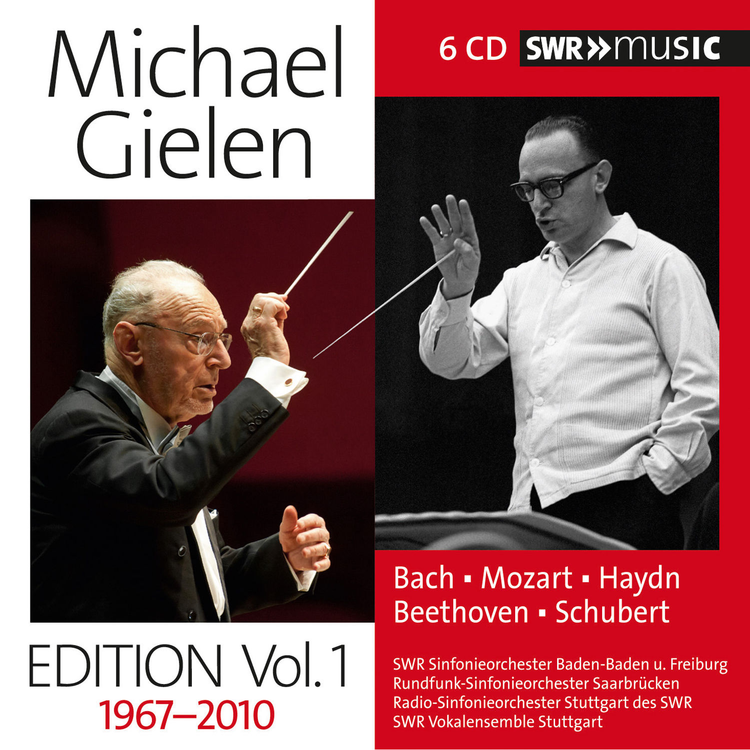 Michael Gielen Edition Vol. 1 Bach,Mozart,Haydn, Beethoven,Schubert 6cd
