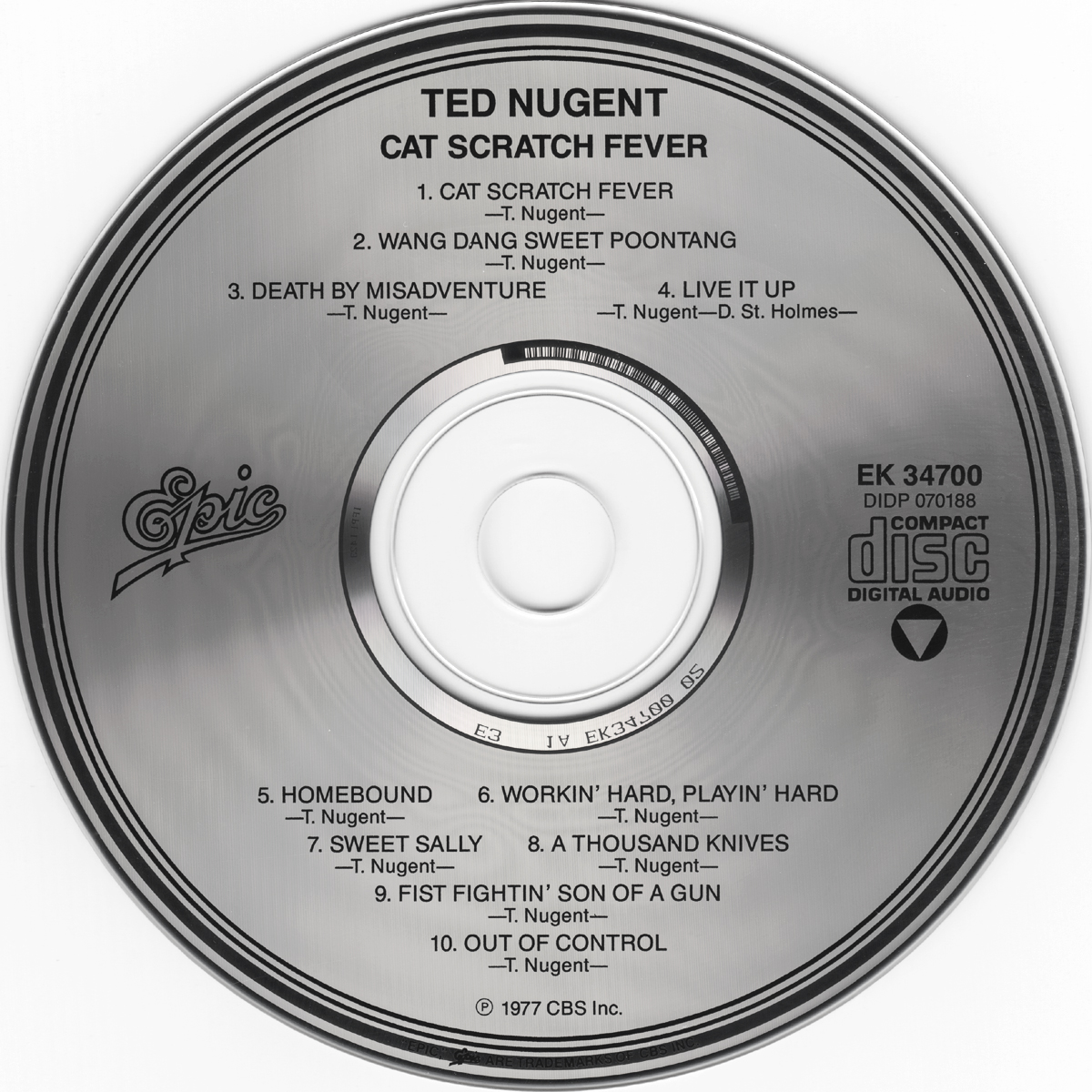Ted Nugent- Cat Scratch Feverl 1977