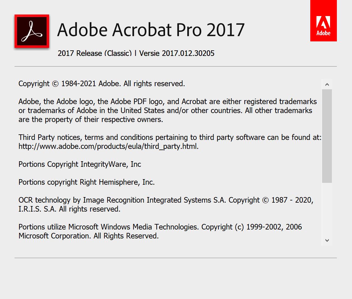 Adobe Acrobat Pro Classic v2017.012.30205 prima alternatief voor Adobe Acrobat Pro DC