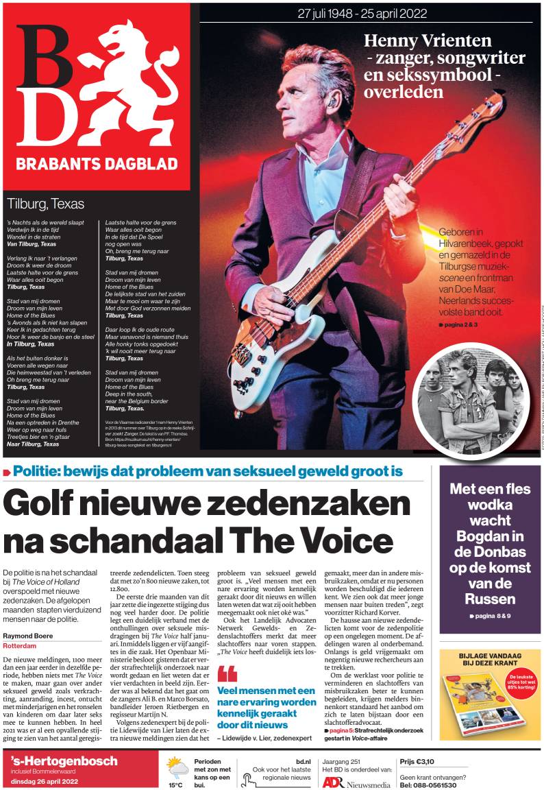 Brabants Dagblad + Bijlage - De leukste uitjes - 26-04-2022