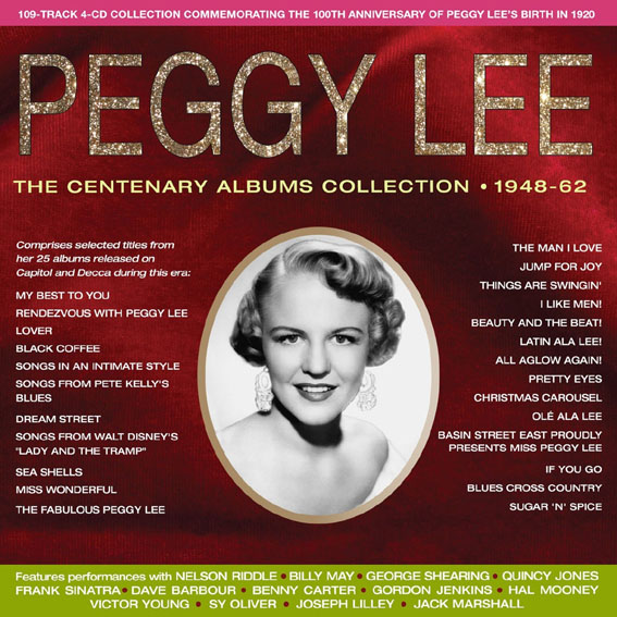 Peggy Lee - The Centenary Albums Collection 1948-62 - 4 Cd's