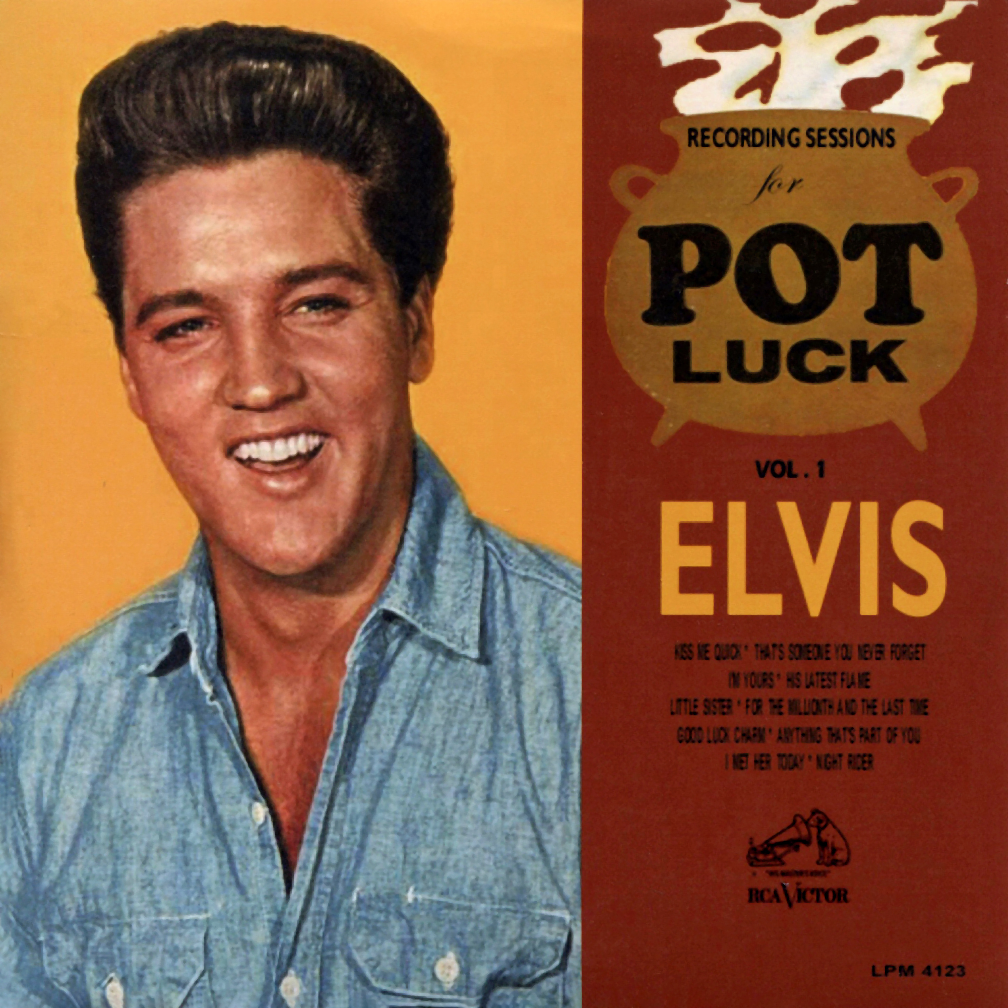 Elvis Presley - Recording Sessions For Pot Luck, Vol. 1 [CMT Star LPM4123]