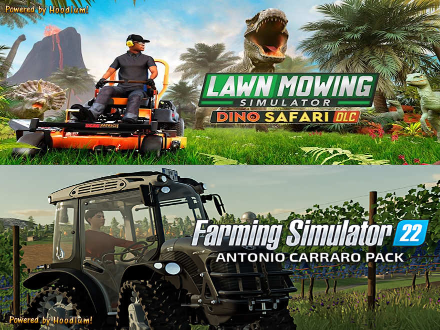 Lawn Mowing Simulator - Dino Safari