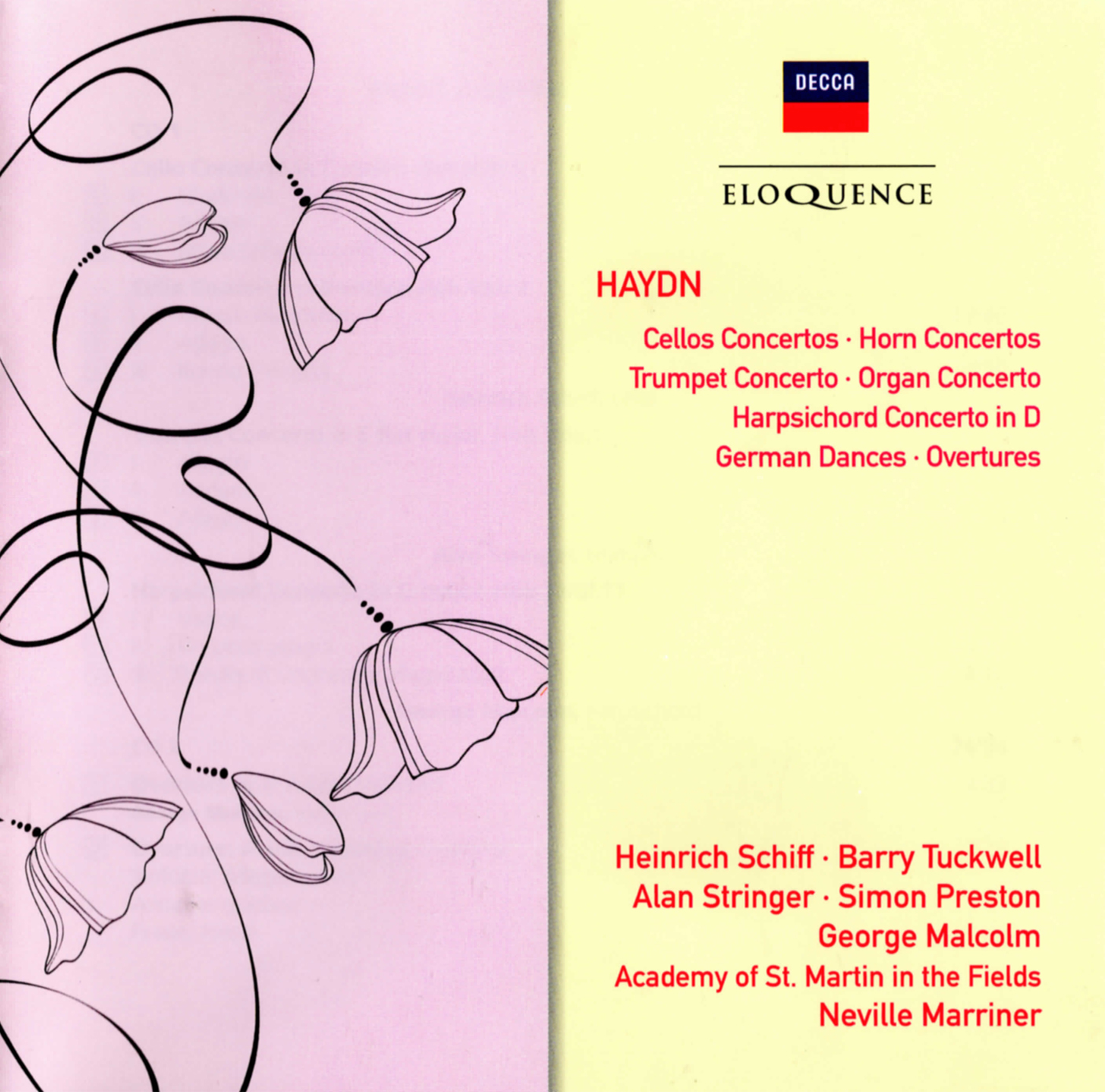 Haydn - Concertos, German Dances, Overtures - Marriner, Schiff