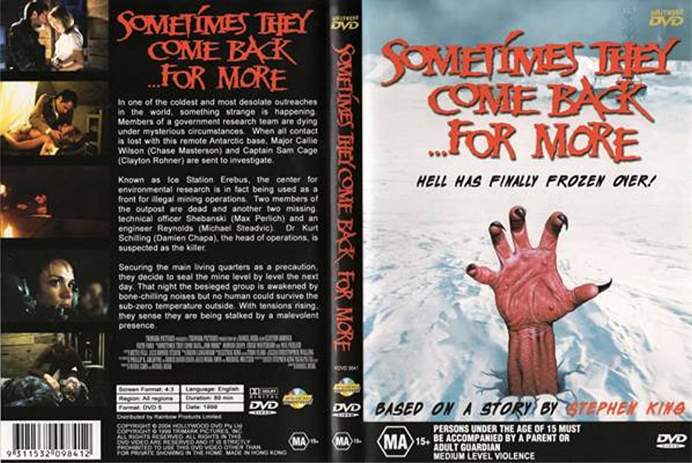 Stephen King Sometimes They Come Back for More ( 1998 )