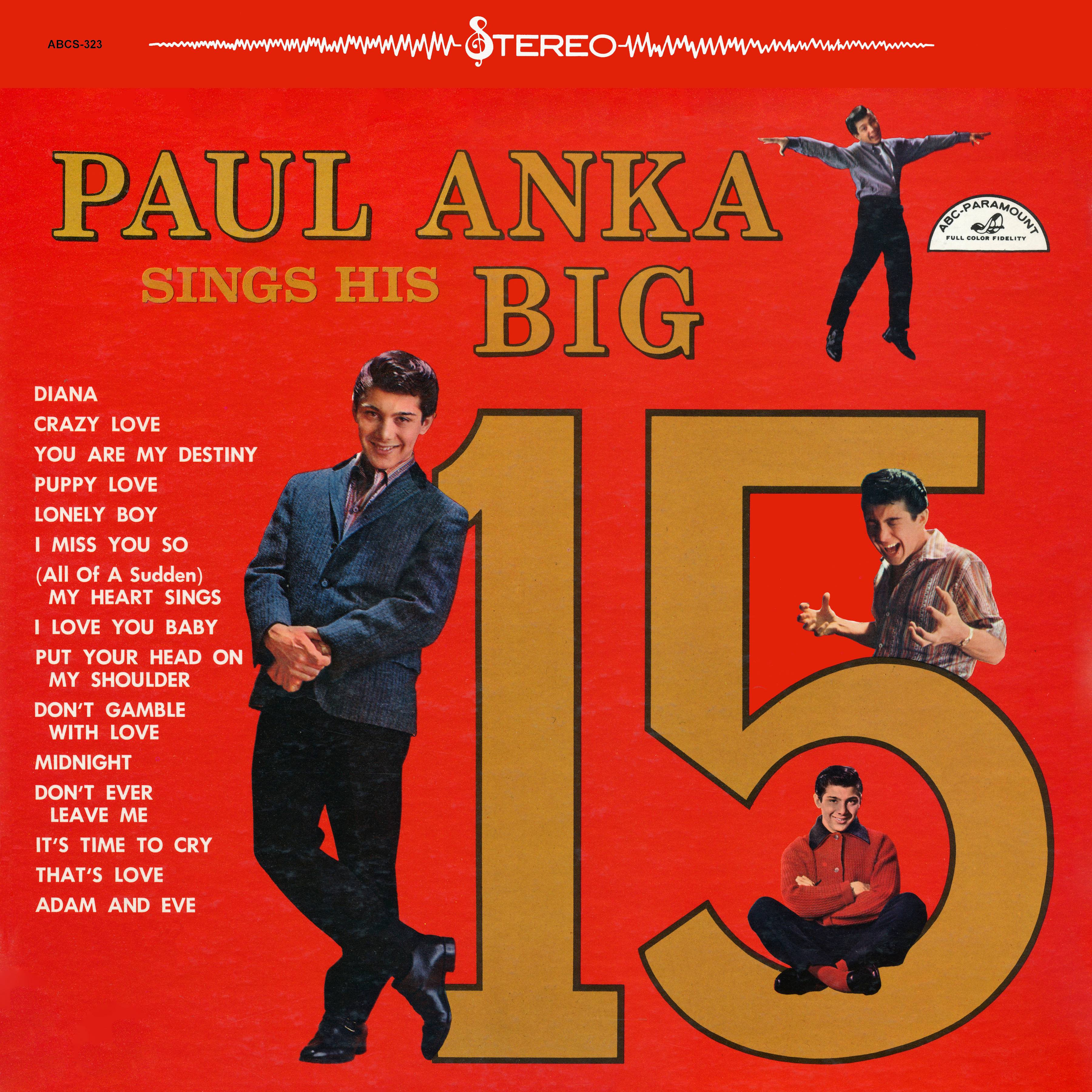 Paul Anka - 1960 Sings His Big 15 (ABCS-323 stereo) [FLAC] Vinyl