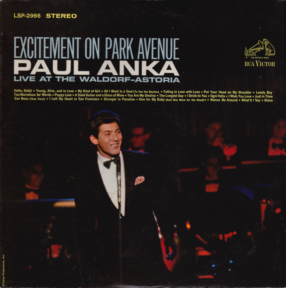 Paul Anka - Excitement On Park Avenue (Live At The Waldorf-Astoria) (1964)