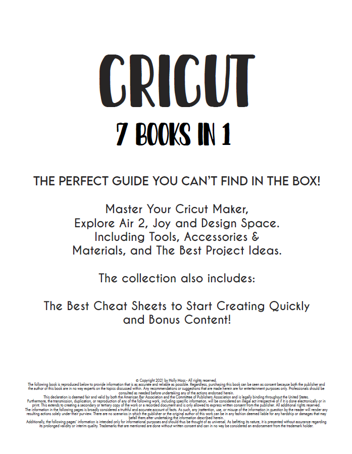 Cricut - 11 books in 1 - The Ultimate Cricutting Masterclass