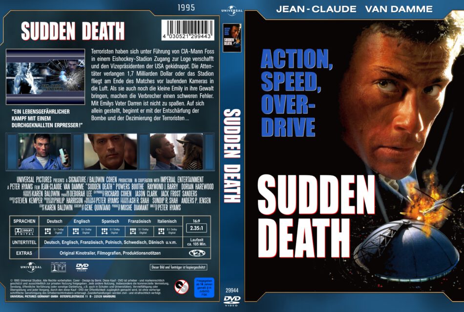 Jean Claude van Damme Collectie DvD 5 van 40 Sudden Dead