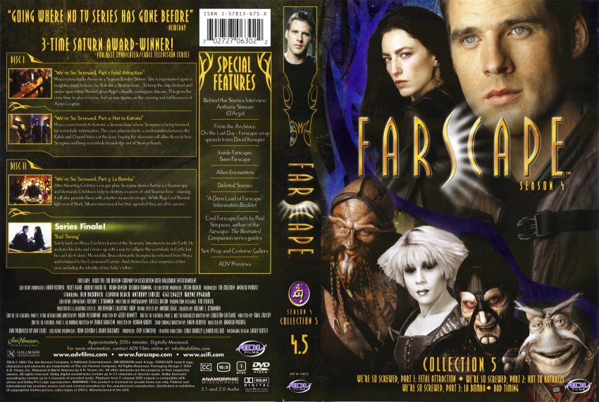 Farscape Seizoen 4 Dvd 4 van 7