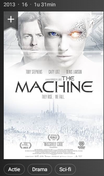 The Machine 2013 1080p BluRay H264 NLSubs