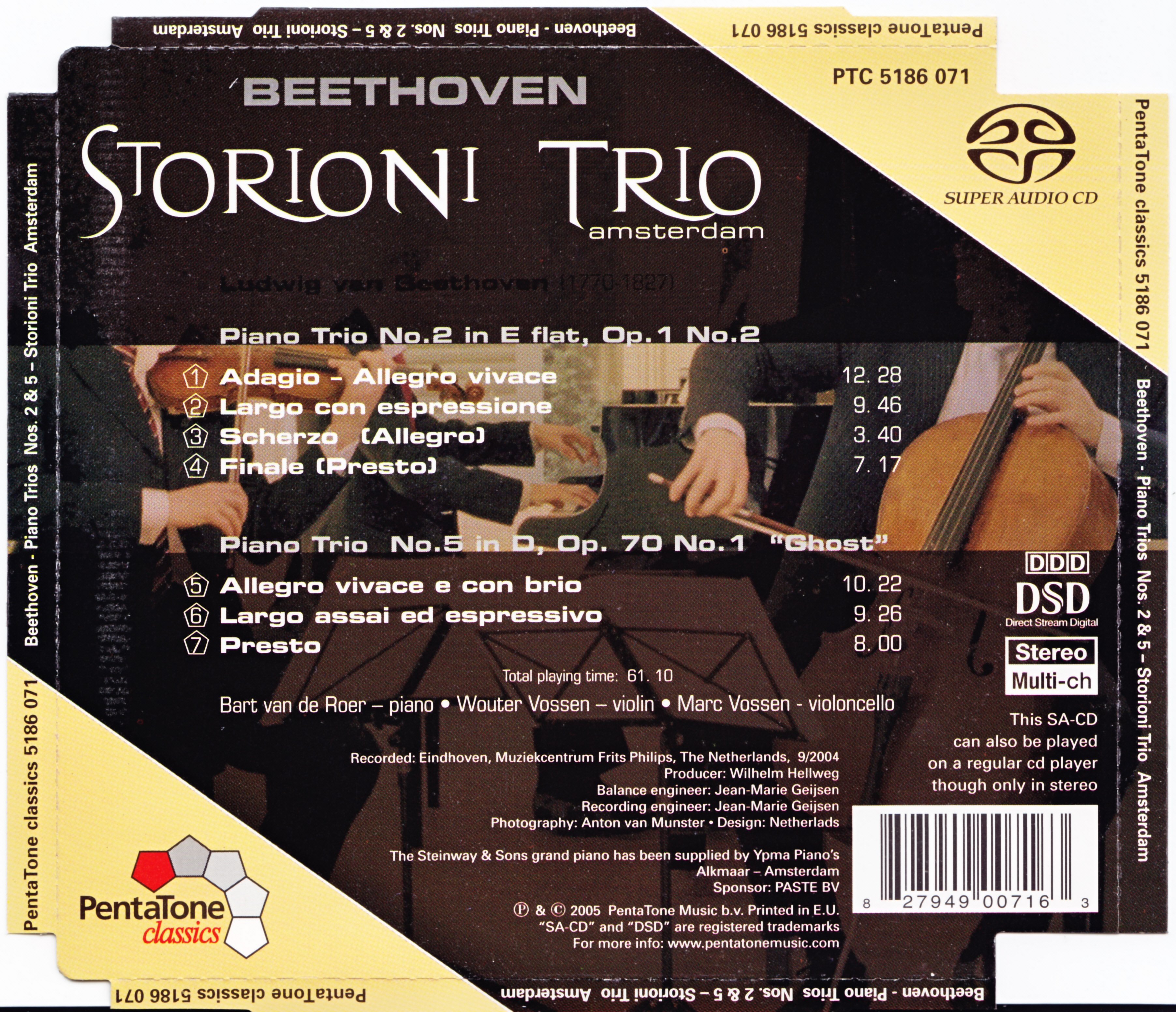 Storioni Trio - Beethoven Piano Trios 2 5 Ghost Trio 24-44.1