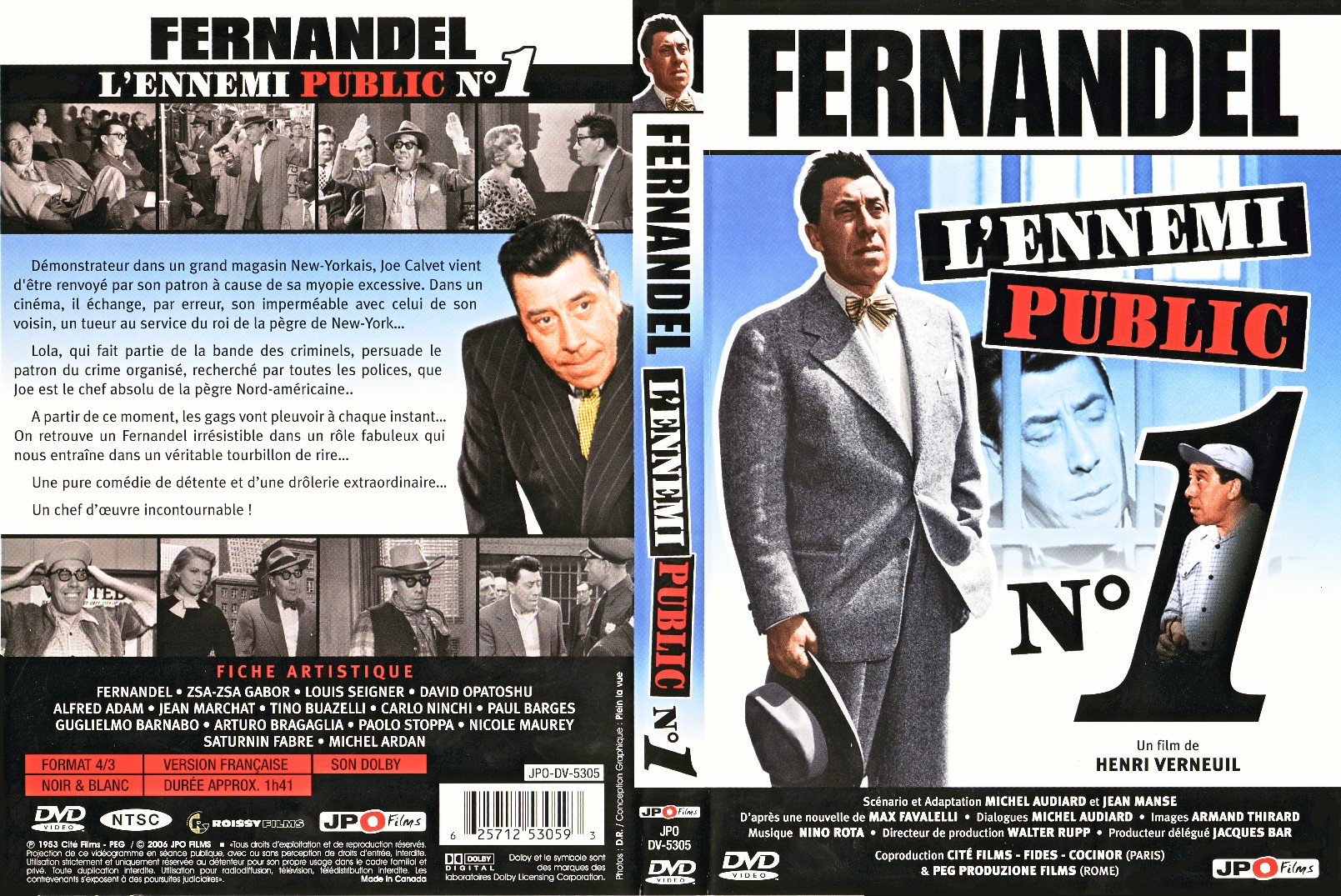 Fernandel Collectie (14 DvD's) - DvD 14 De laatste