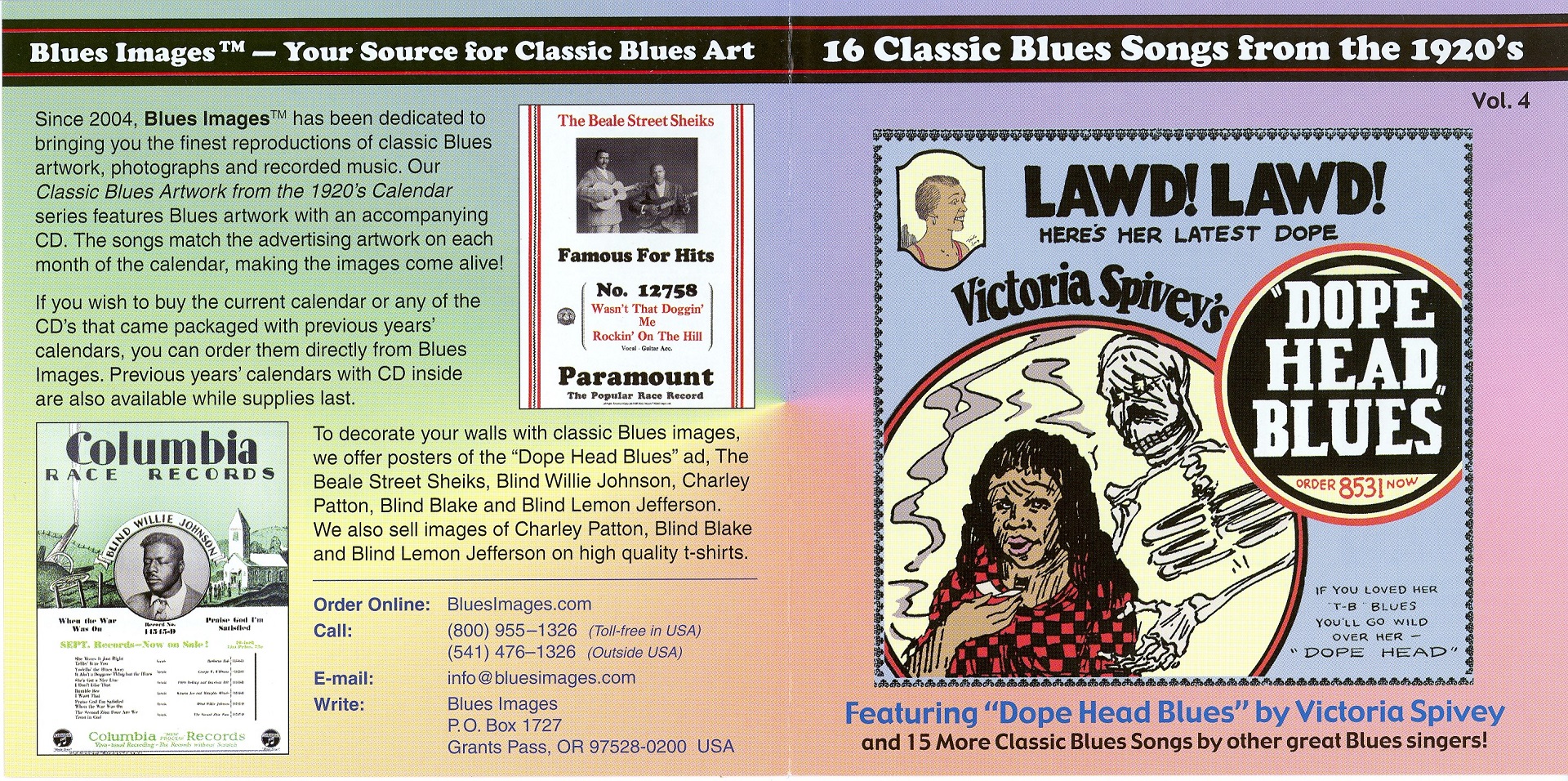 Blues Images Presents   16 Classic Blues Songs from the 1920's- Vol  04