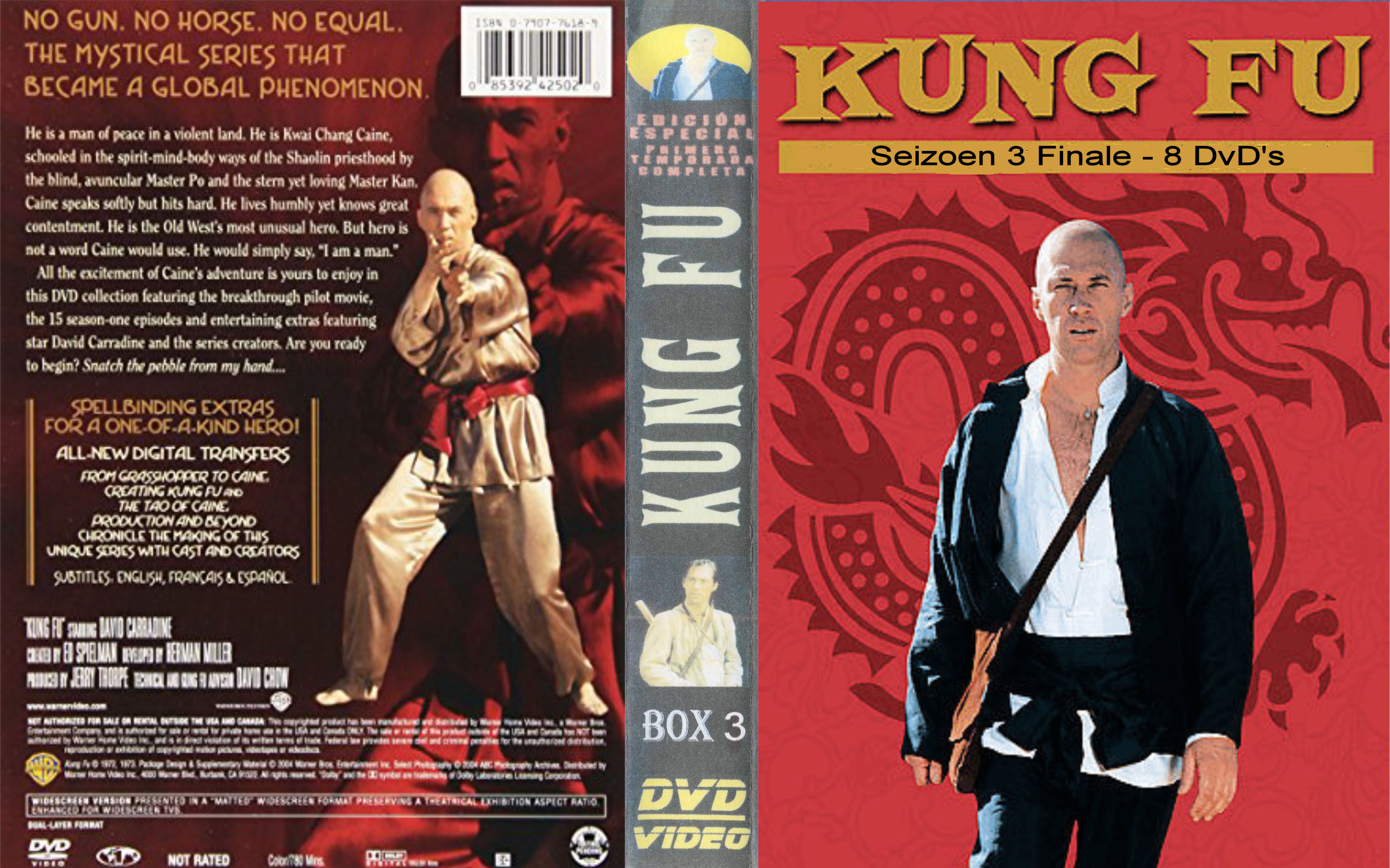 REPOST Kung Fu ( David Carradine ) 1974 - 75 Seizoen 3 - DvD 8 finale