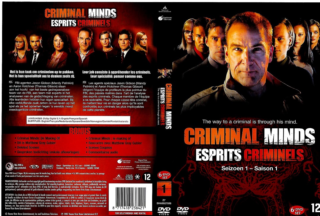 Criminal Minds Seizoen 1 DVD9 vertzie