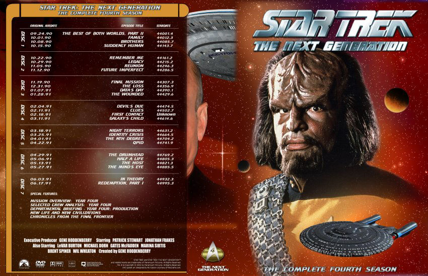 Star Trek The next generation Seizoen 4 DvD 6 (1987-1994)