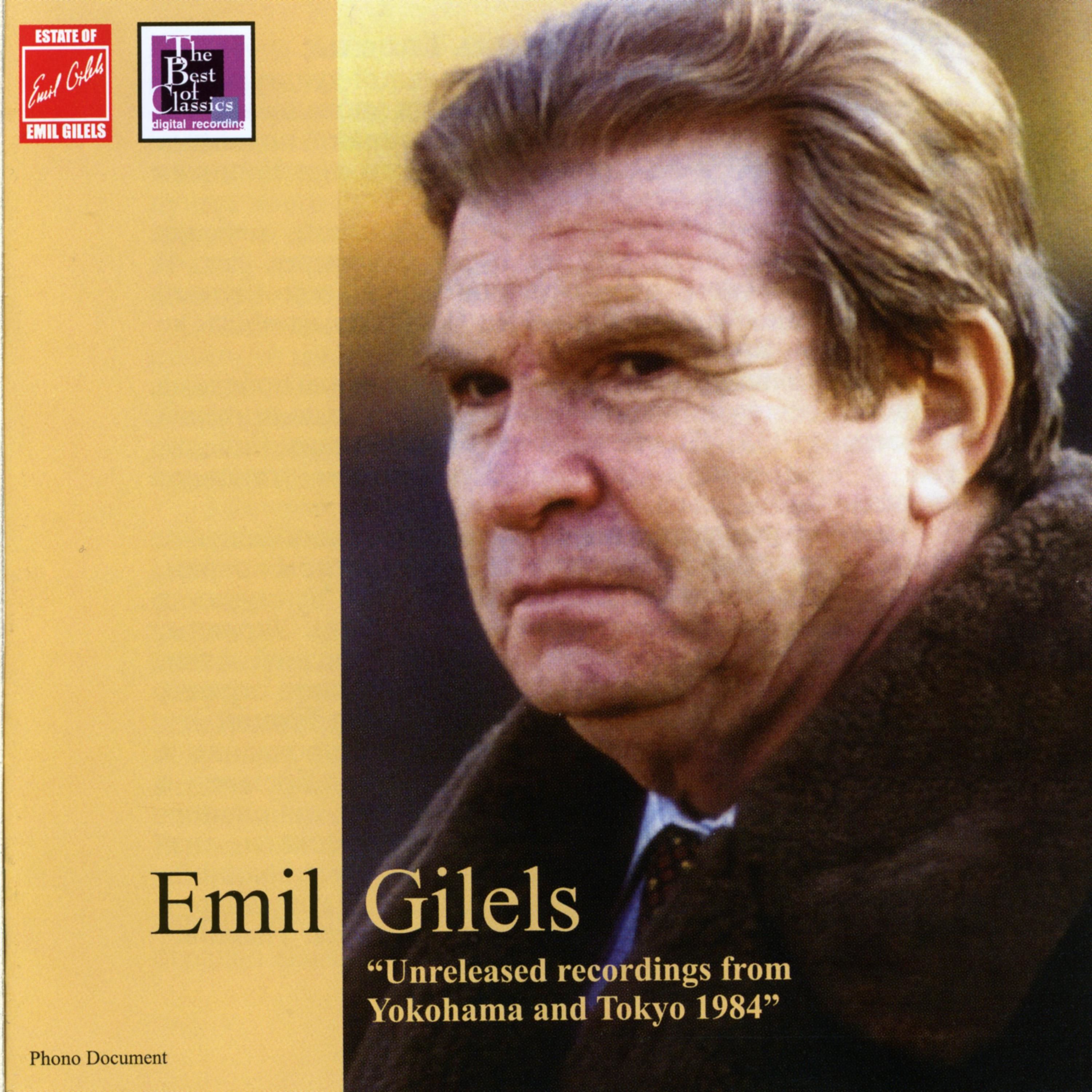 Emil Gilels - Brahms Schumann Mendelssohn Piano Works Live