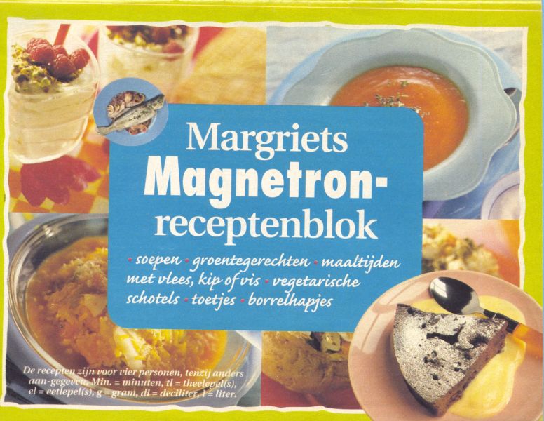 Margriets Magnetron receptenblok - 1997