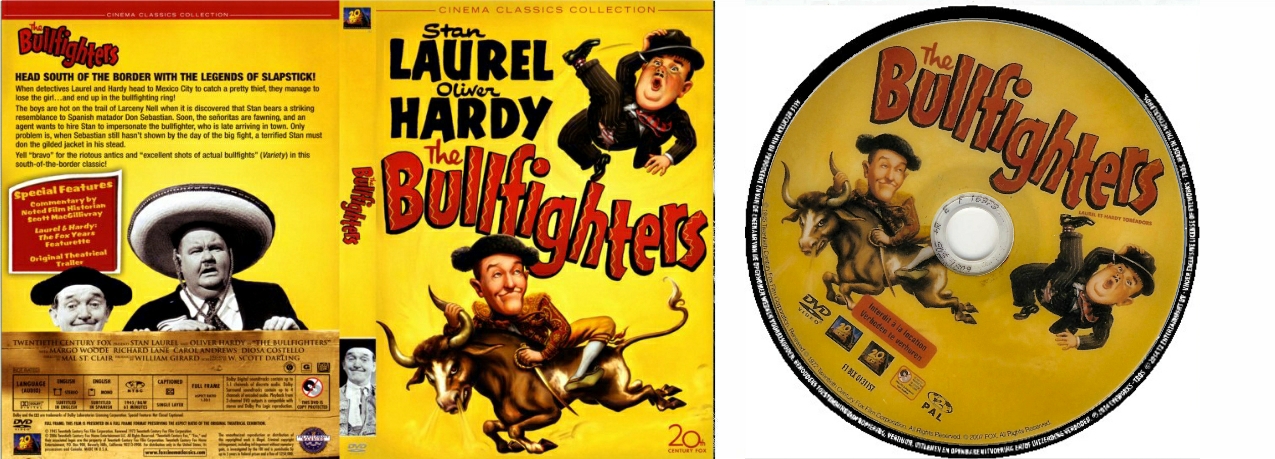 Stan Laurel & Oliver Hardy Bullfighters 1945