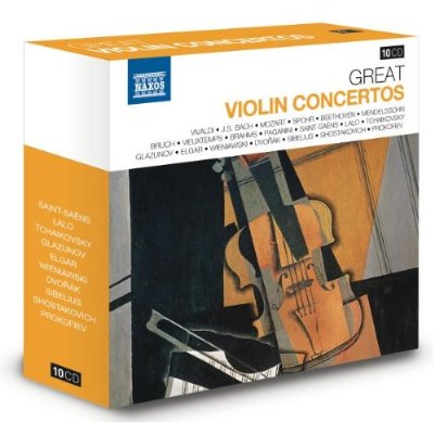 Naxos Great Violin Concertos 10cd 16bits