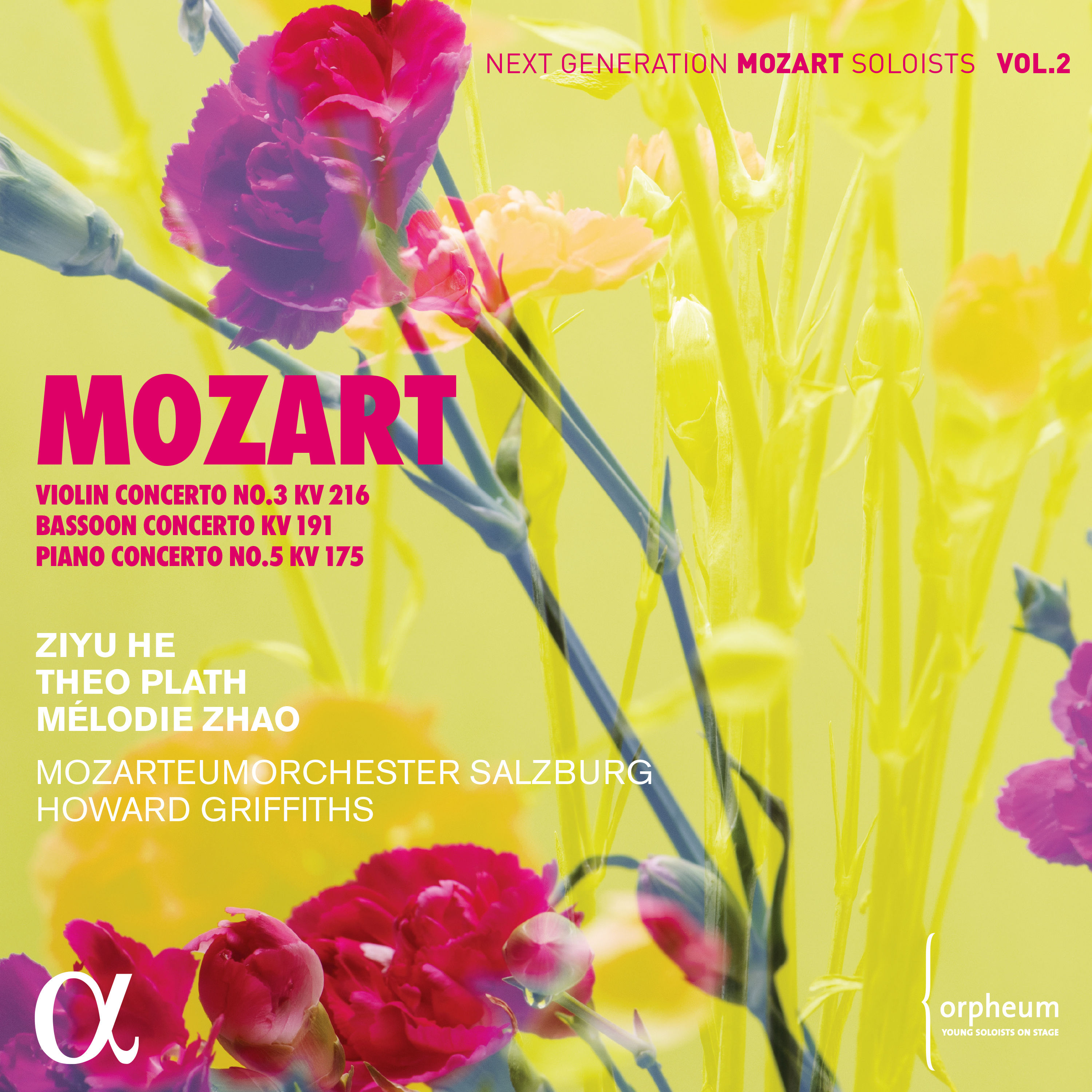 Mozart - Ziyu He -Violin Concerto 3 & 5, Bassoon Concerto, Piano Concerto 5 24-96