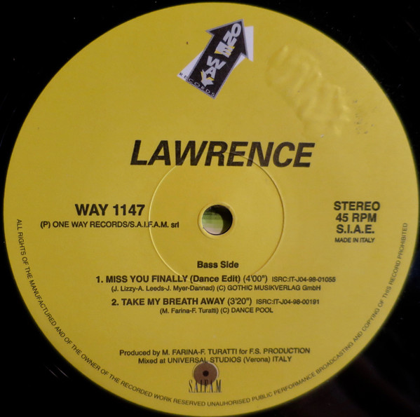 Lawrence - Miss You Finally-WEB-1999-iDC