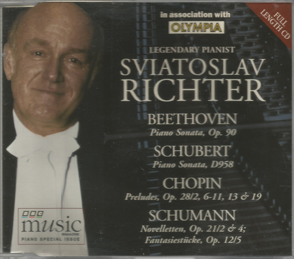 Richter The Piano - Chopin Schumann Schubert Beethoven