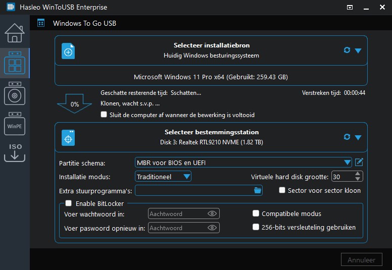 Update en full install WinToUSB Enterprise 8.2 en WinToHDD 6.2 All Editions