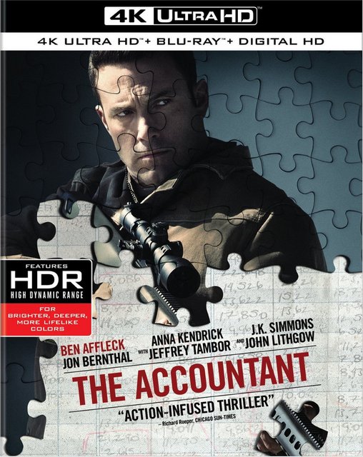 The Accountant (2016) BluRay 2160p Hybrid DV HDR DTS-HD AC3 HEVC NL-RetailSub REMUX