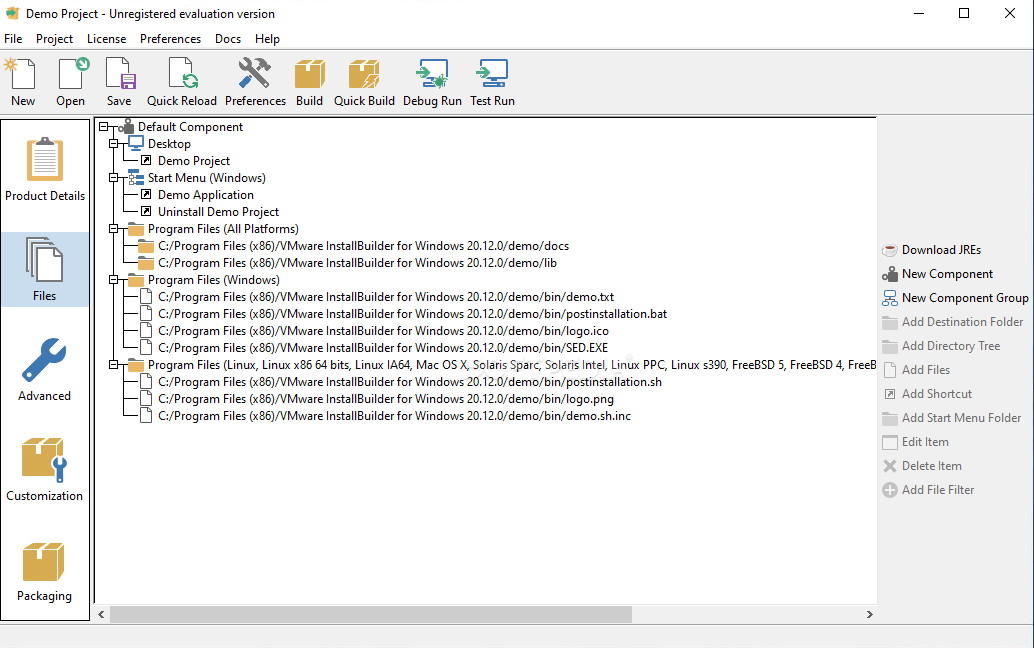 Update en full install VMware InstallBuilder Enterprise 23.11