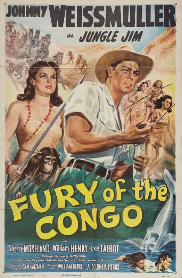 Johnny Weissmuller Jungle Jim in Fury Of The Congo - 1951