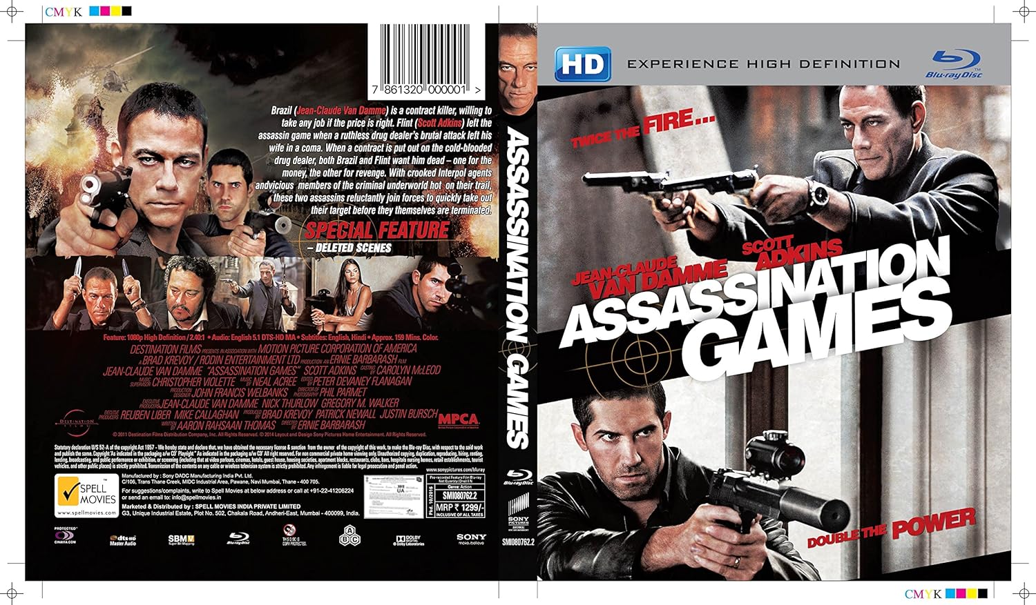 Jean Claude van Damme Collectie DvD 31 van 40 Assassination Games 2011