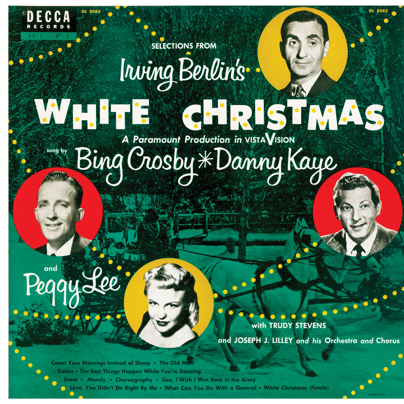 Bing Crosby, Danny Kaye & Peggy Lee - 1954 - Irving Berlin's White Christmas 24-96