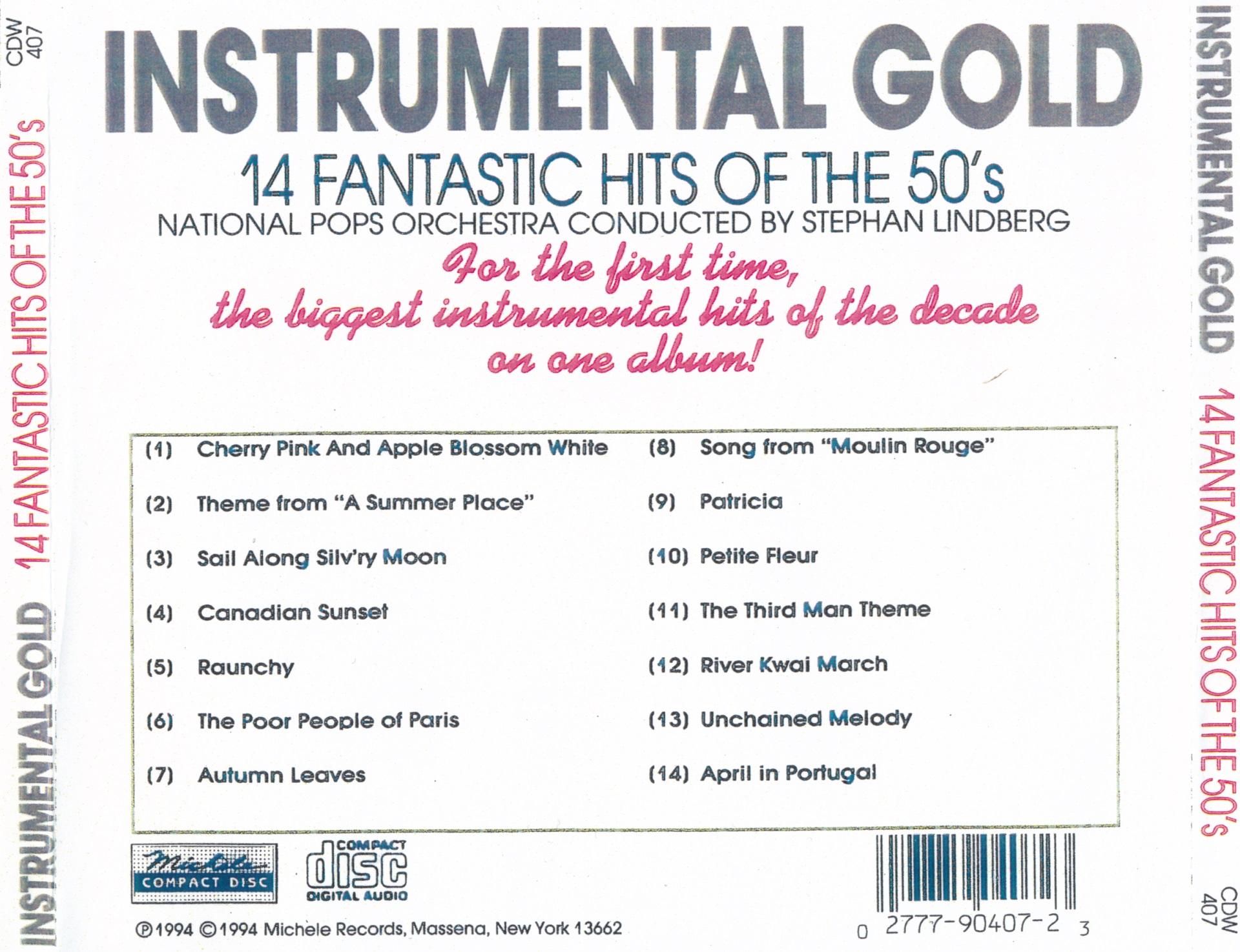 London Pops Orchestra And Ensemble - Instrumental GOLD- 14 Fantastic Hits of the 50's (1994)