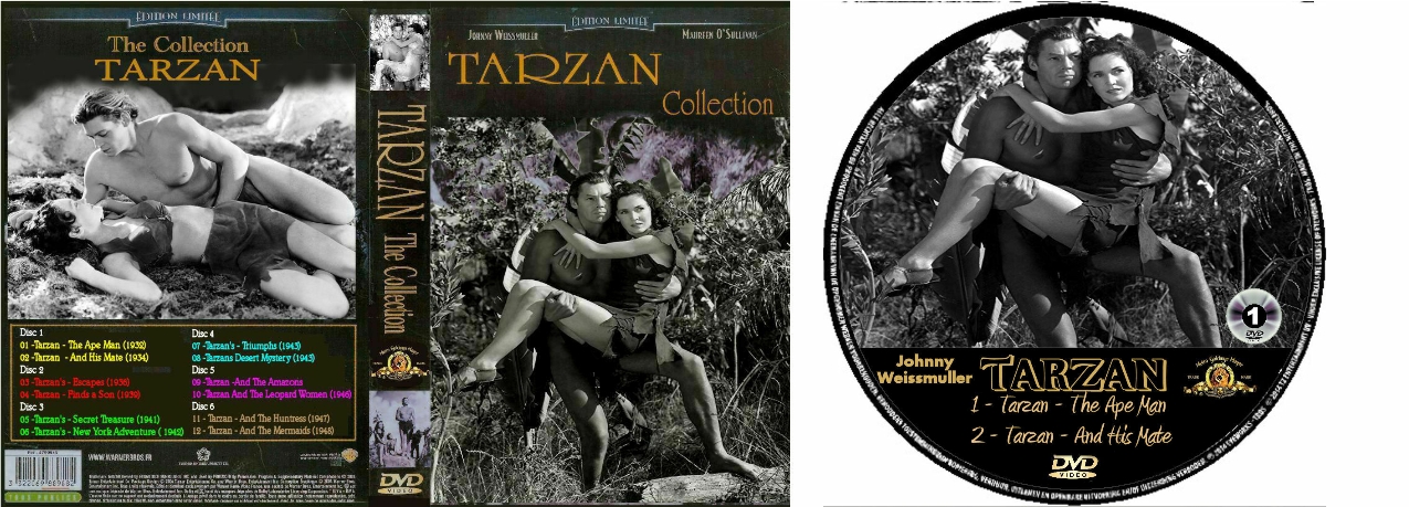 Tarzan Collectie Johnny Weissmuller DvD 1